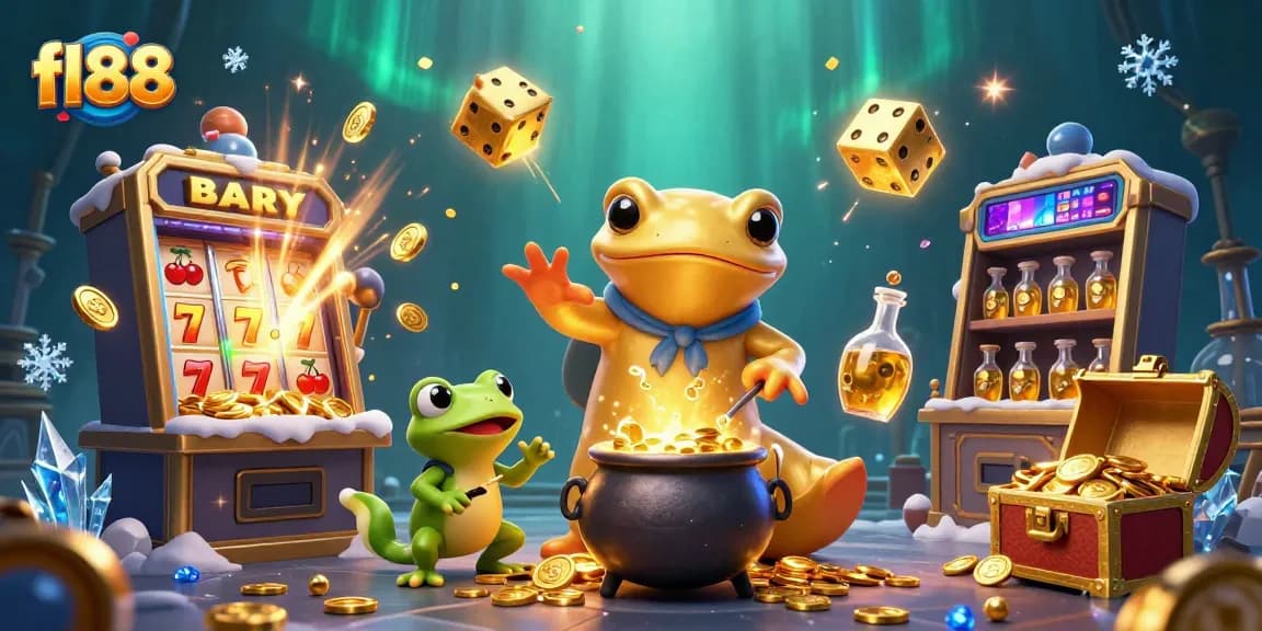 Experience the exciting world of fl88 casino games with vibrant golden coins and dynamic symbols.