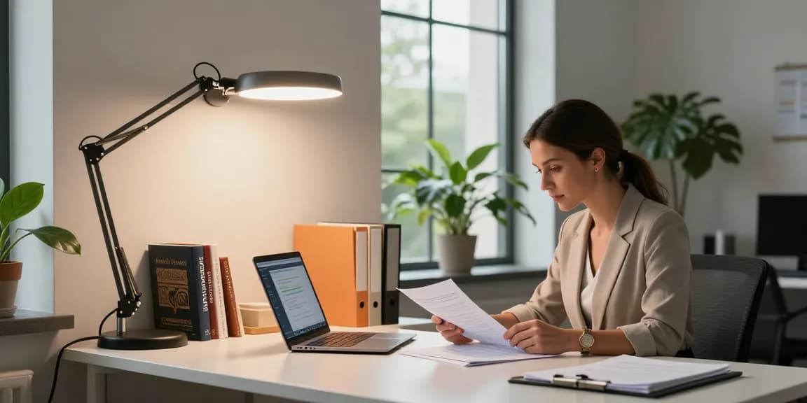 Wandleuchten Büro beleuchten einen professionellen Arbeitsplatz mit einer stilvollen Wandlampe für optimale Produktivität.