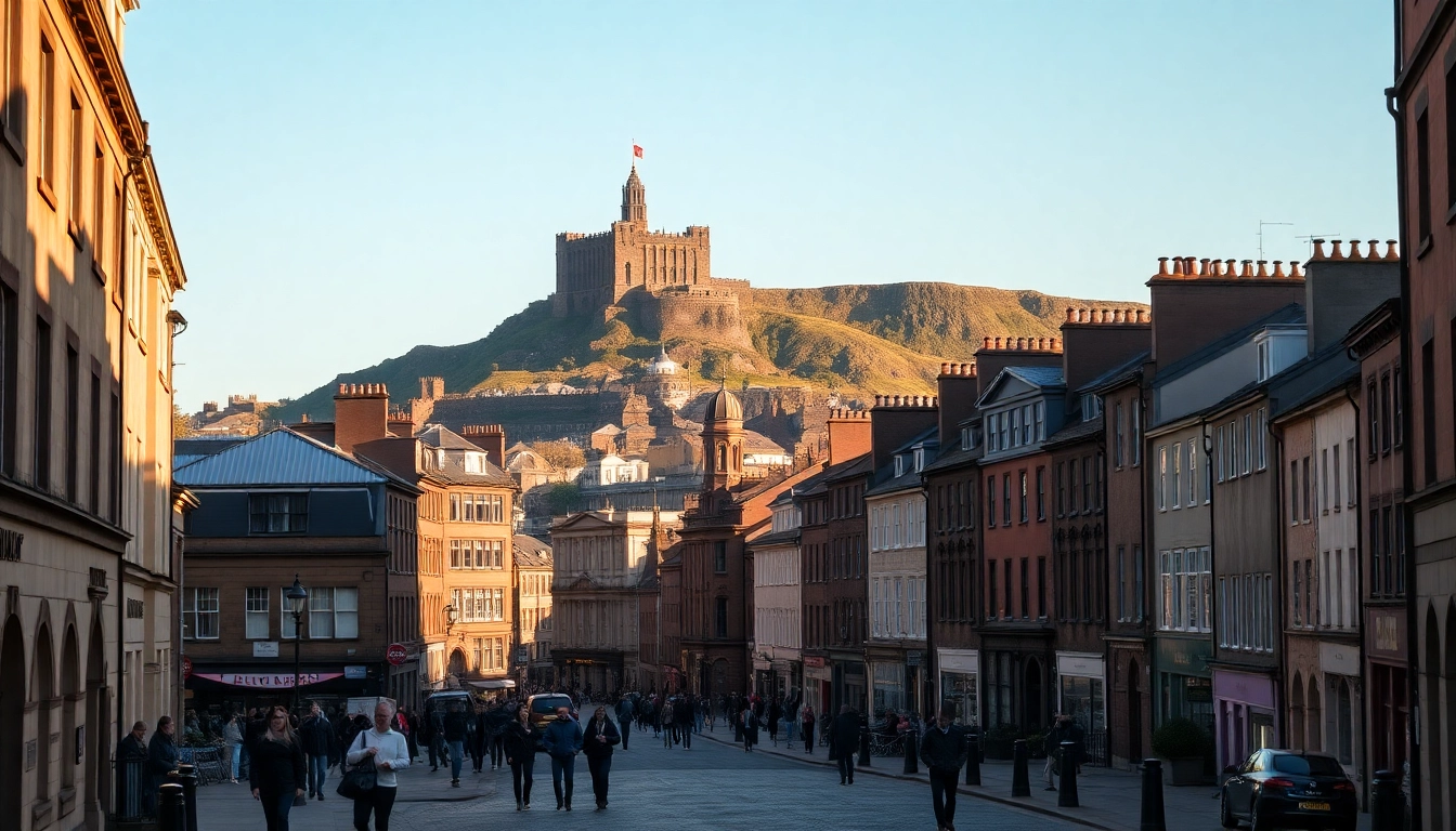 Erleben Sie Edinburgh Sehenswürdigkeiten, einschließlich Edinburgh Castle und Arthur's Seat in der Altstadt.