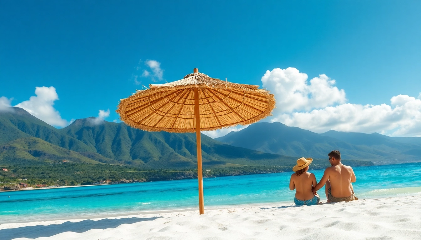 Genießen Sie einen entspannten teneriffa urlaub am wunderschönen Strand mit klarem Wasser.
