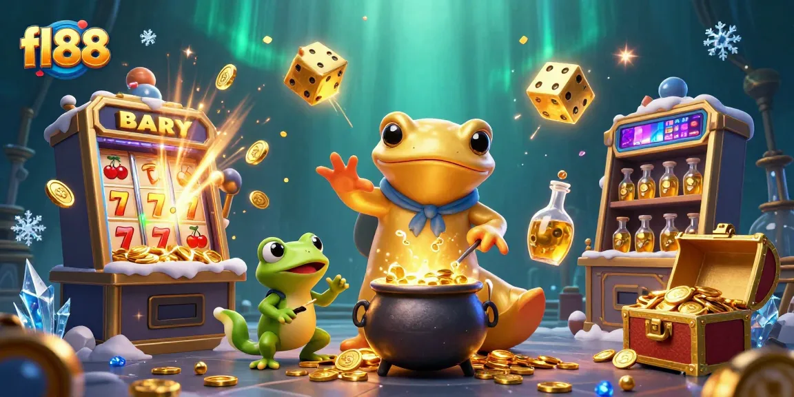 Experience the exciting world of fl88 casino games with vibrant golden coins and dynamic symbols.