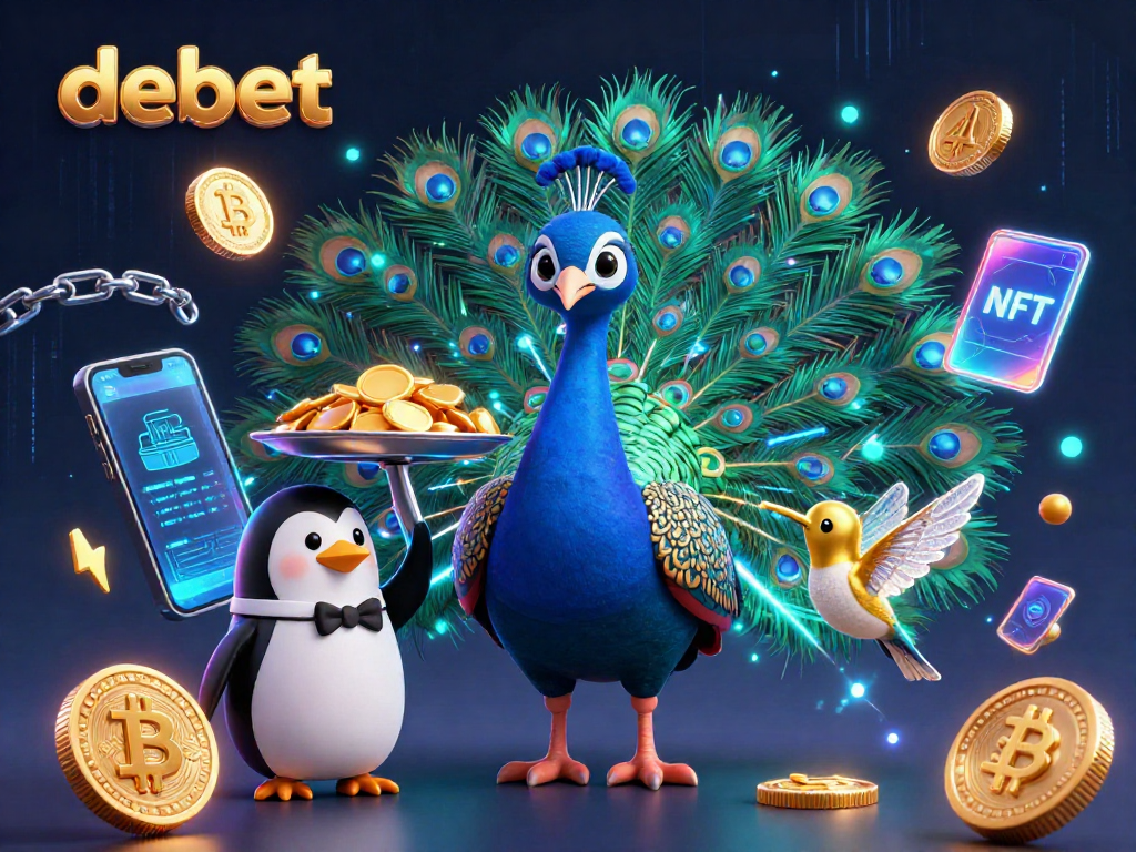 Experience debet with a vibrant 3D casino scene featuring various gaming elements.