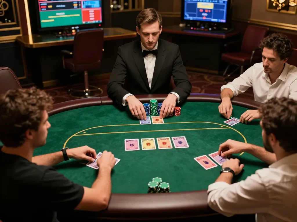 Experience the excitement of O8 FOREX poker gameplay at a thrilling online casino