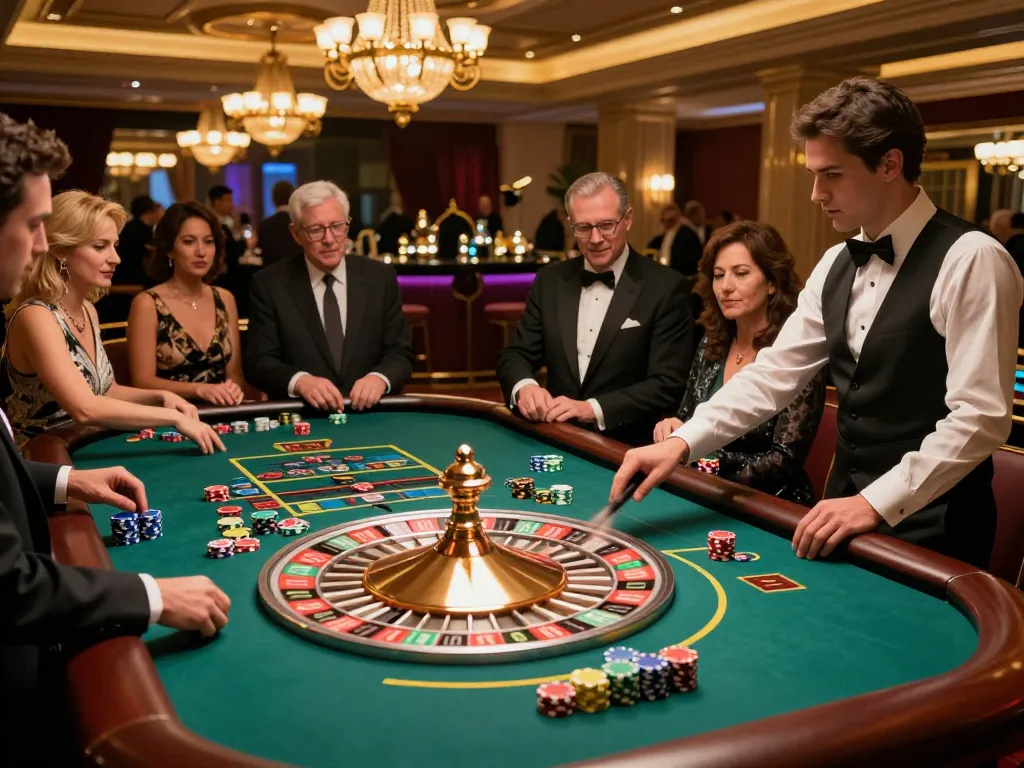 gk88 players engaging in thrilling roulette gameplay at a luxurious casino setting