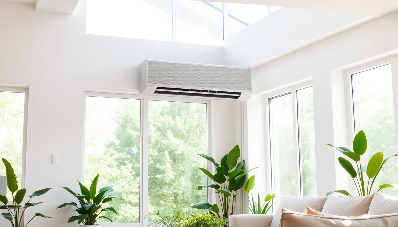 Efficiently Klimaanlagen installieren lassen with expert guidance in a contemporary living space.