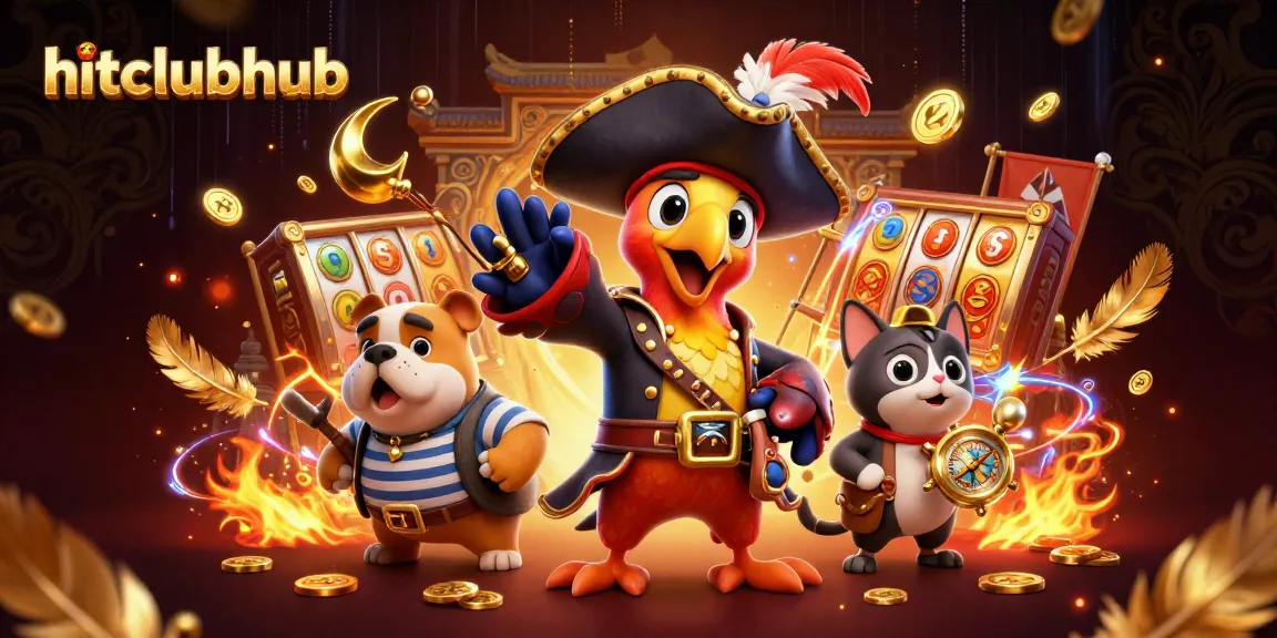 Experience thrilling wins at hitclubhub with dynamic casino elements including slots and pirate characters