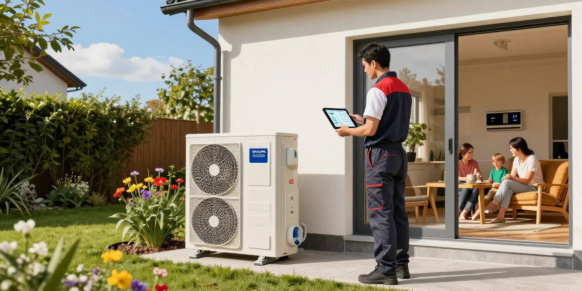 Die ovum wärmepumpe sorgt für effizientes Heizen in einem modernen Zuhause.
