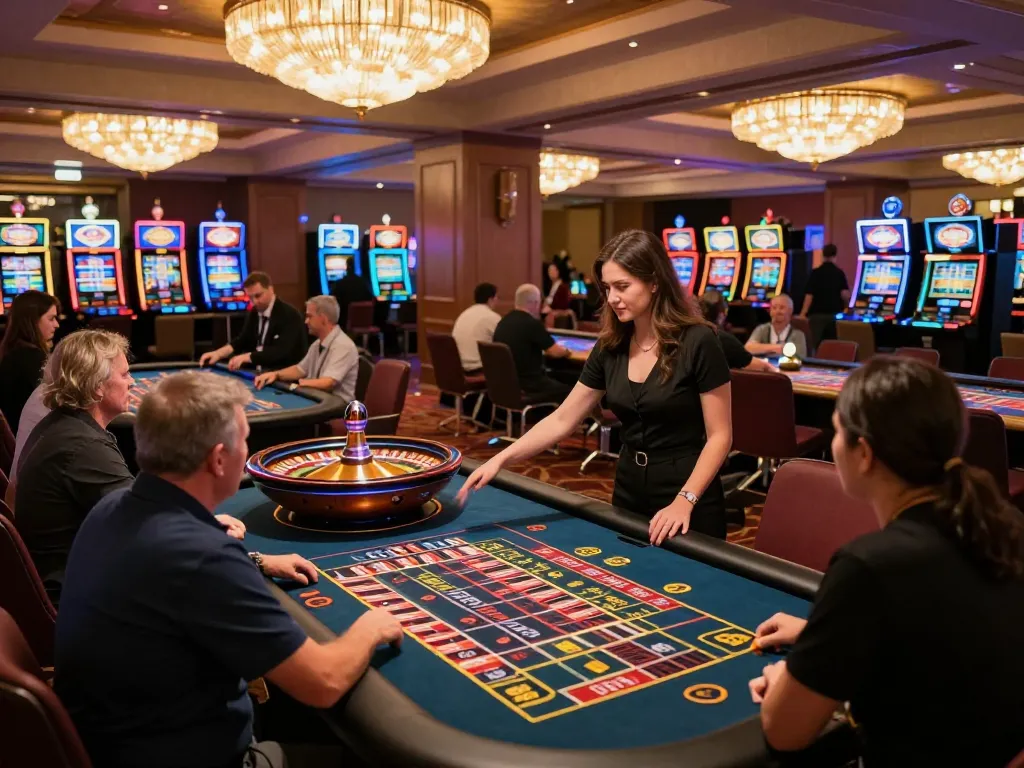 Players engaging in exciting roulette gameplay at cm88 casino with vibrant atmosphere and dynamic action.