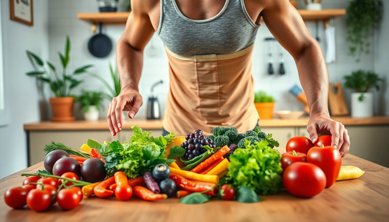 Optimizing Fitness und Ernährung through a vibrant meal prep, showcasing healthy ingredients.
