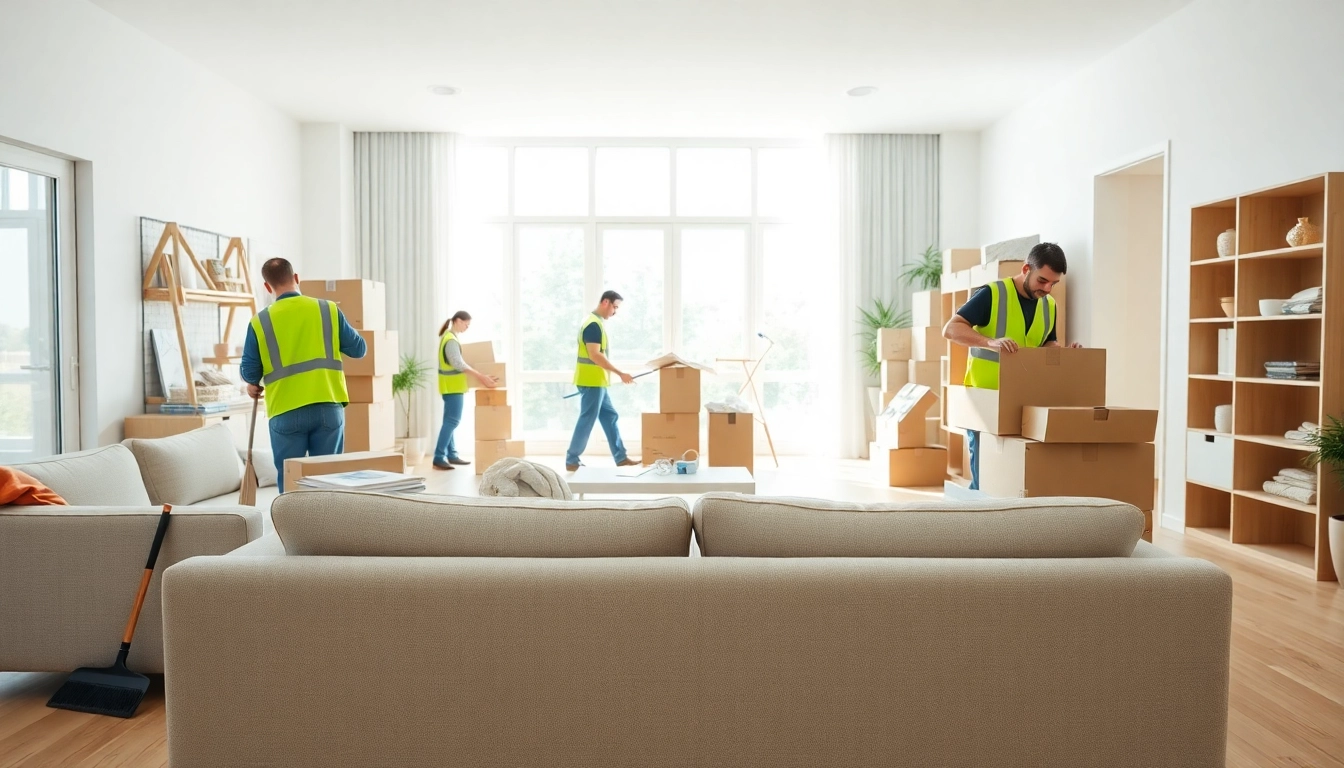 Entrümpelung Freiburg: Organizing clutter in a bright apartment environment.