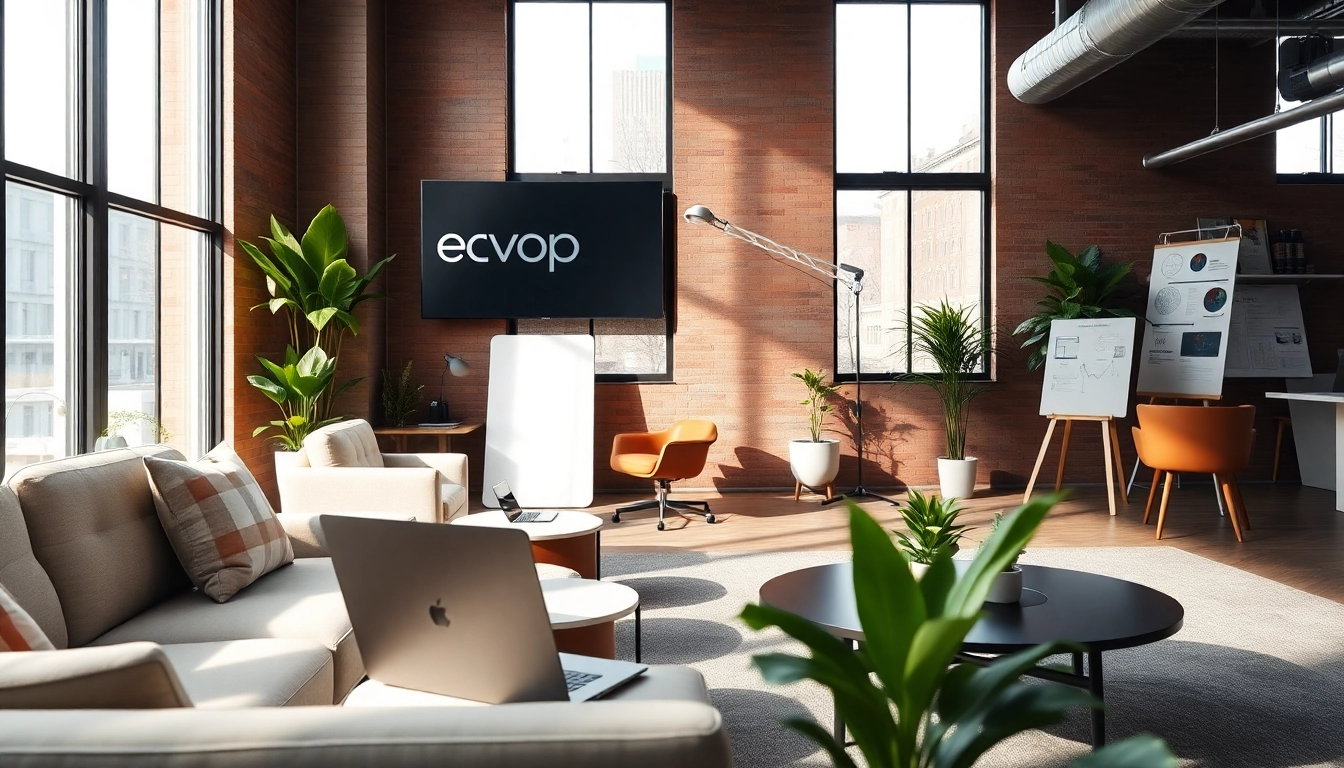 Impression von evodrop in einem modernen Arbeitsbereich mit innovativem Design.