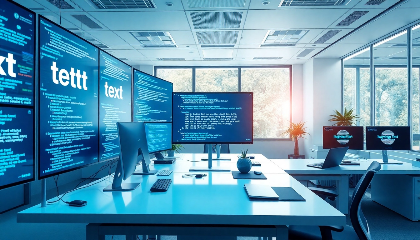 ki text humanisieren mit einer KI-gestützten Textgenerierung in einem modernen Büro