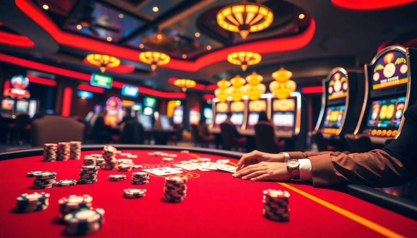Experience immersive gaming at https://www.superslot365.net/ with vibrant casino tables and lively players.