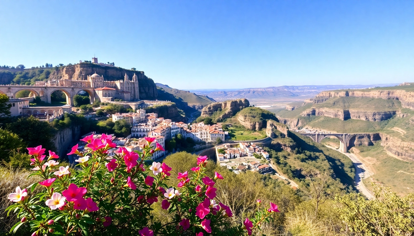 Erleben Sie die Schönheit von Ronda Spanien mit der typischen Brücke und der atemberaubenden Landschaft.