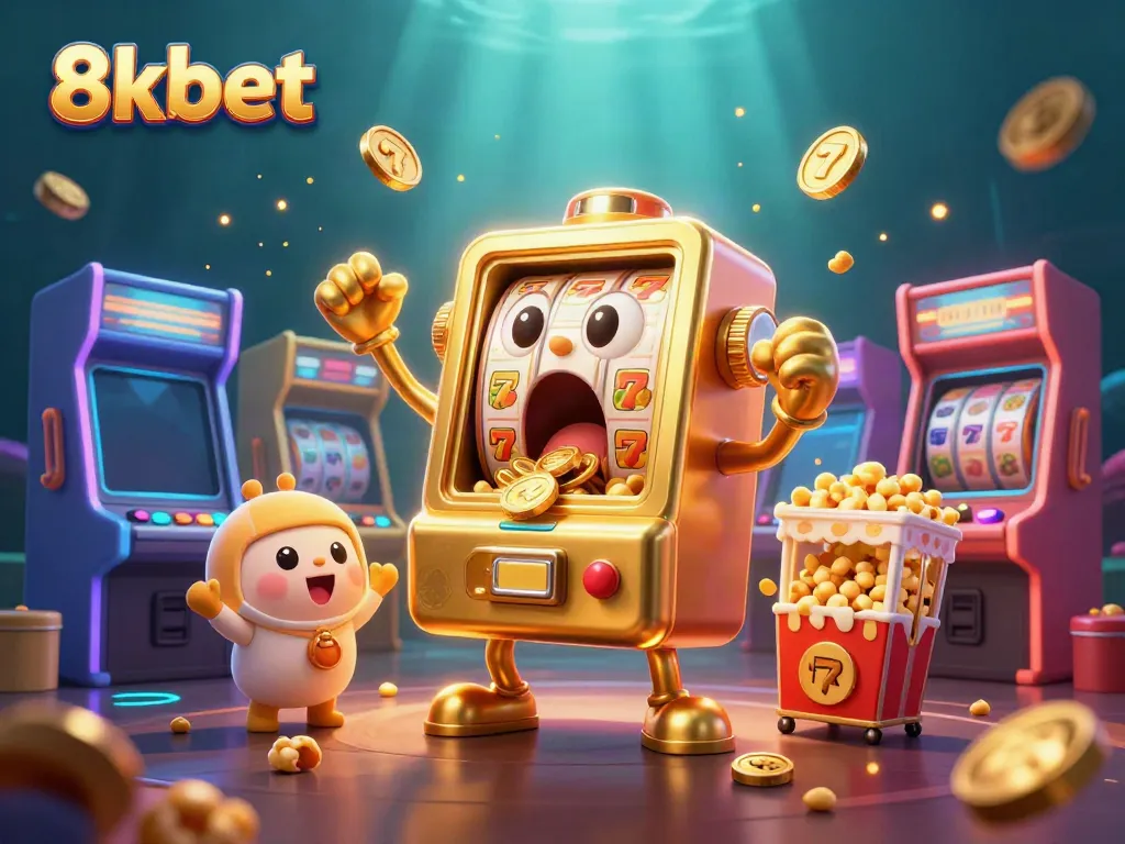 Play and win big with 8xbet's thrilling jackpot experience featuring colorful slot machines.
