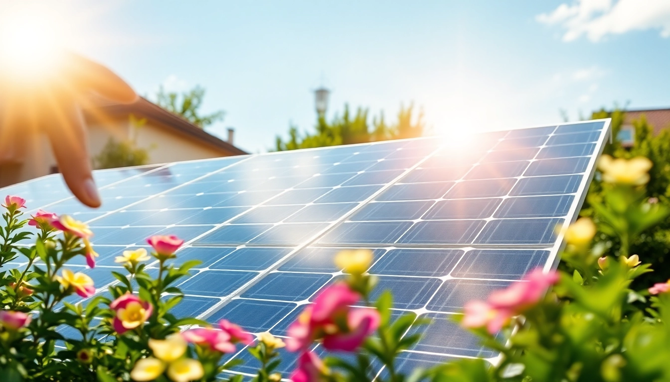 Optimizing Photovoltaik Leads with solar panel insights in a vibrant residential area.