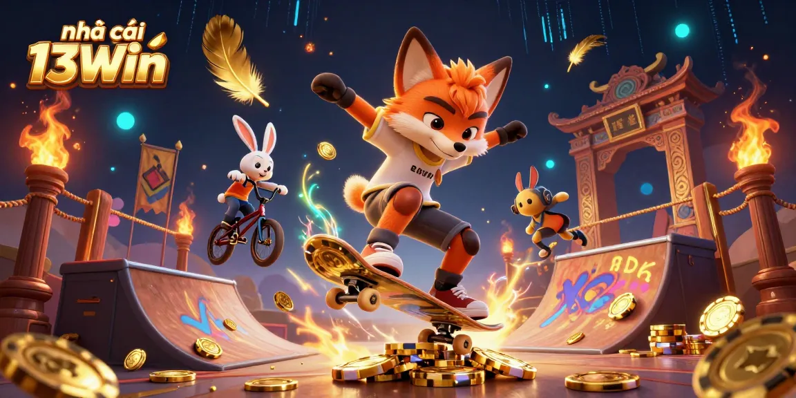 Engage with exciting casino action at nhà cái 13Win featuring dynamic characters and vibrant scenes.