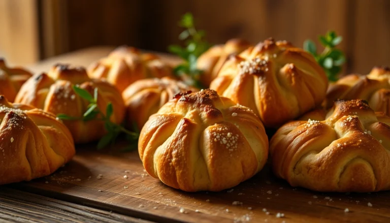 Enjoying delicious haschkekse beautifully arranged on a rustic wooden table.