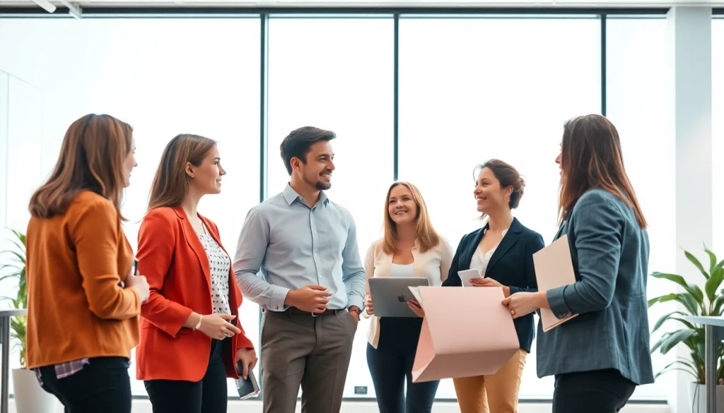 Fachkräfte und Personalvermittler im Austausch über Personalvermittlung