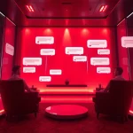 Interactive digital chat interface showcasing intimate porn ai chat conversations.