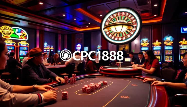 CPC188 invites gamblers to experience high-stakes poker with vibrant tables and exciting action.