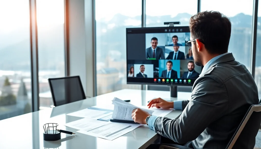 Headhunter Schweiz mit professionellem Ambiente und ansprechendem Arbeitsplatz.