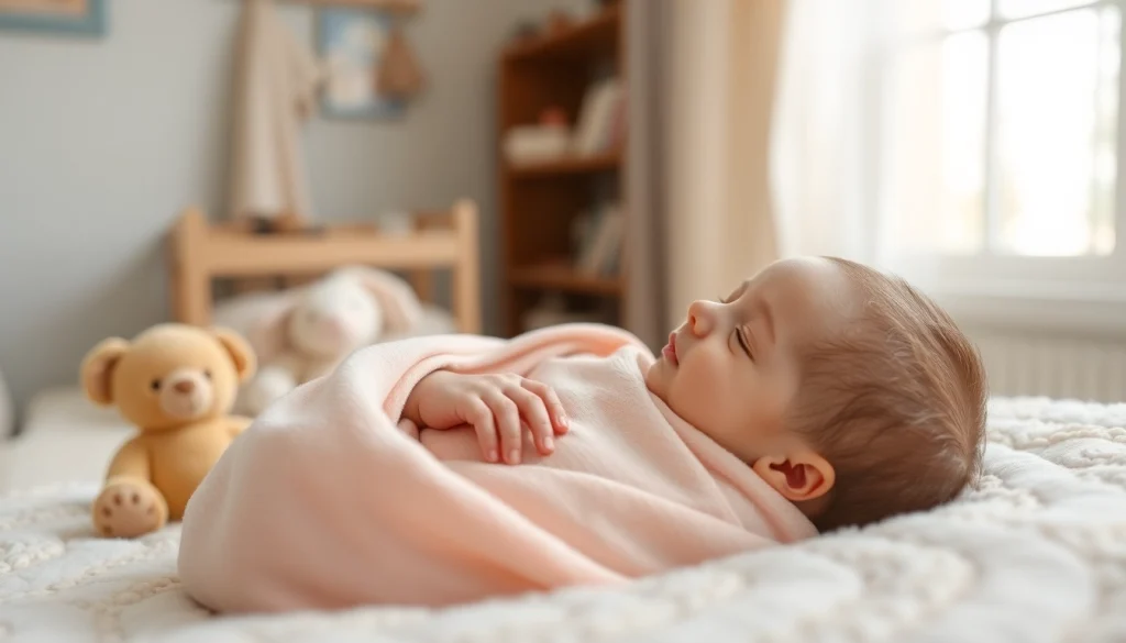 Fangen Sie die Magie der Babyfotografie mit einem Neugeborenen in einem gemütlichen Raum ein.