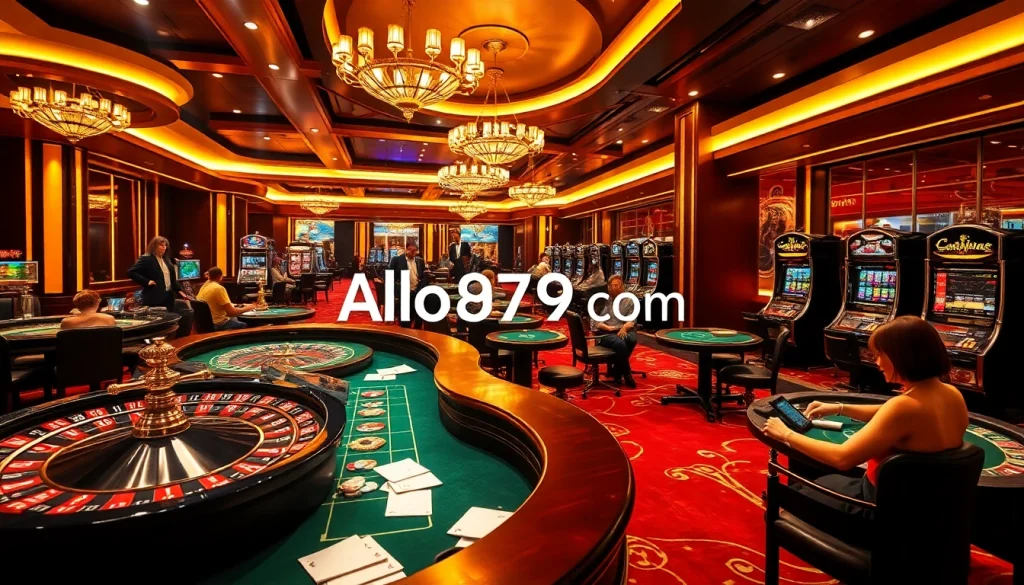 Alo789 com đăng nhập and enjoy an exciting gaming experience at a luxurious casino.