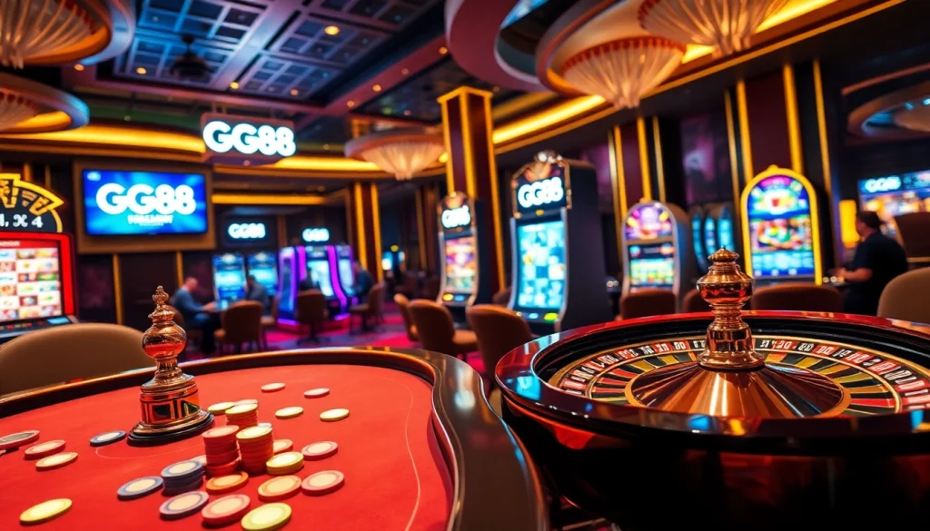 Experience the excitement of GG88 casino gaming with vibrant tables and thrilling action.