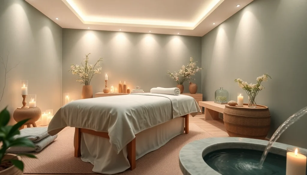 Spa Ads featuring a tranquil treatment room with relaxing ambiance and inviting decor.