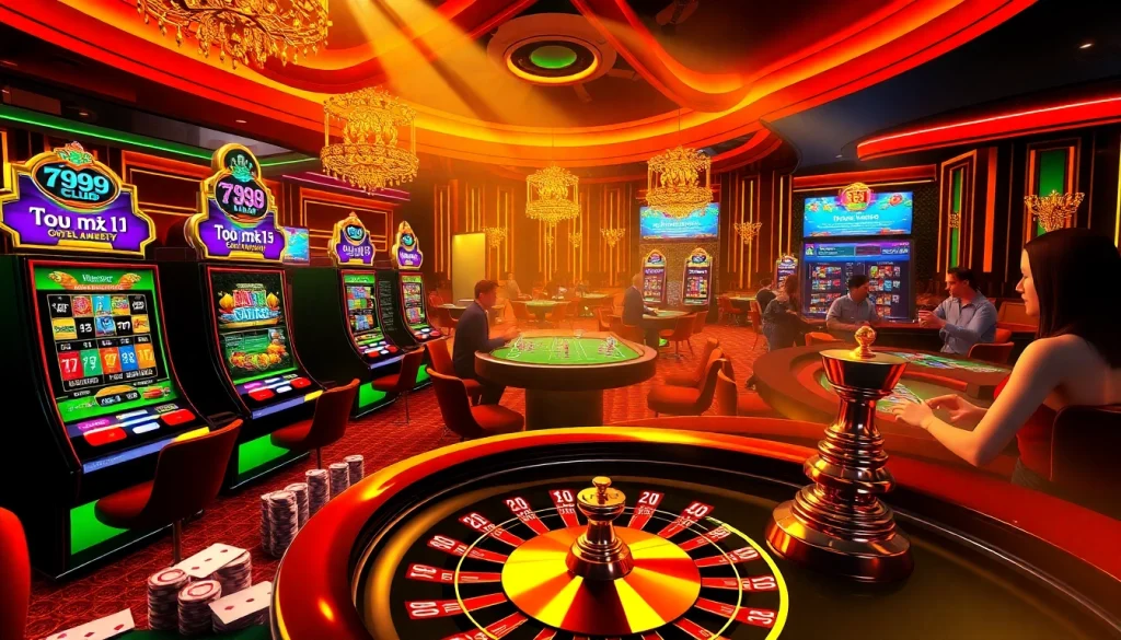 Engage in thrilling gameplay at 789club with vibrant slots, roulette, and poker tables.