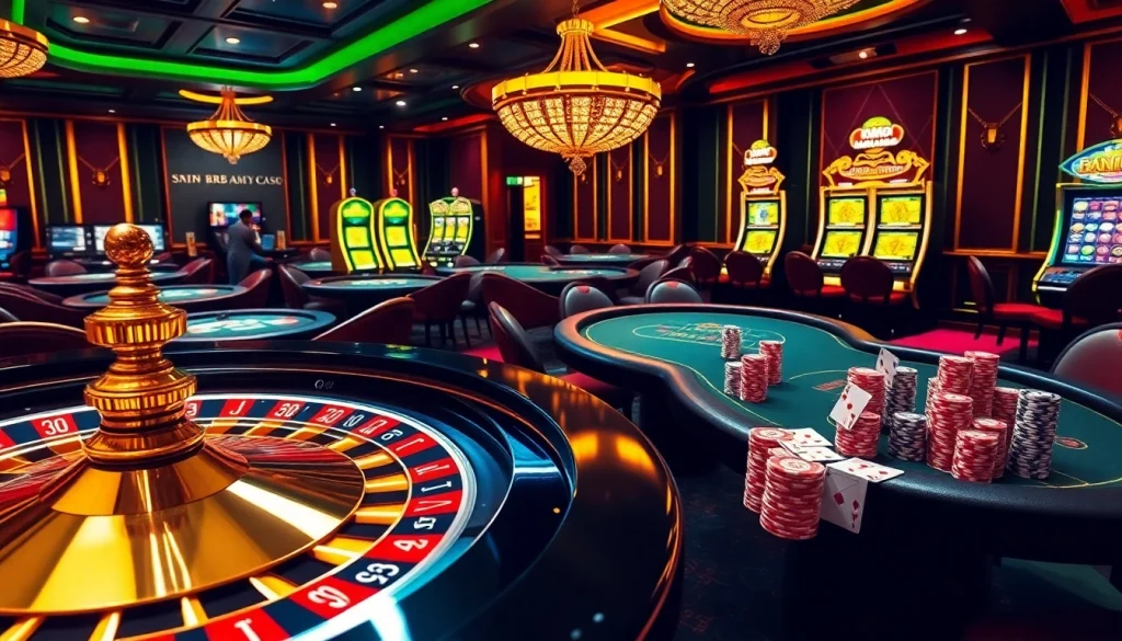 Experience luxury gaming at MM88 with vibrant roulette, poker chips, and a modern casino atmosphere.