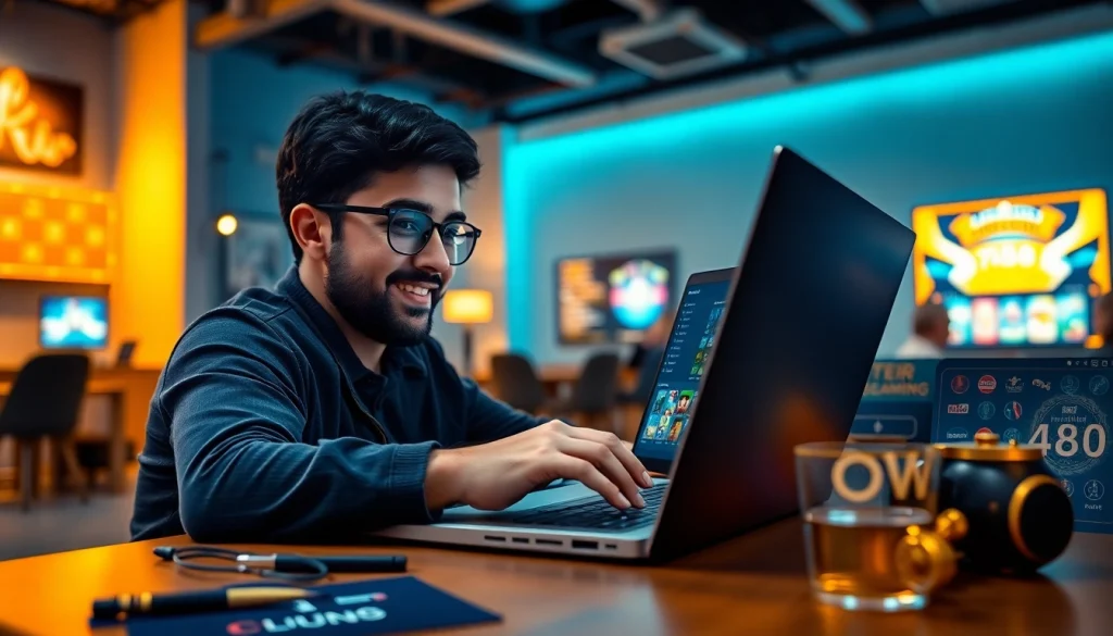 Lucky8 online gaming environment showcasing a user-friendly interface and vibrant graphics.