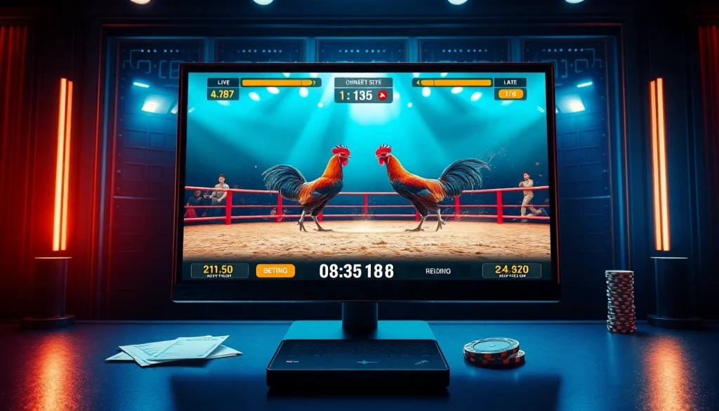 Watch trực tiếp đá gà on an elegant online platform with live betting options.